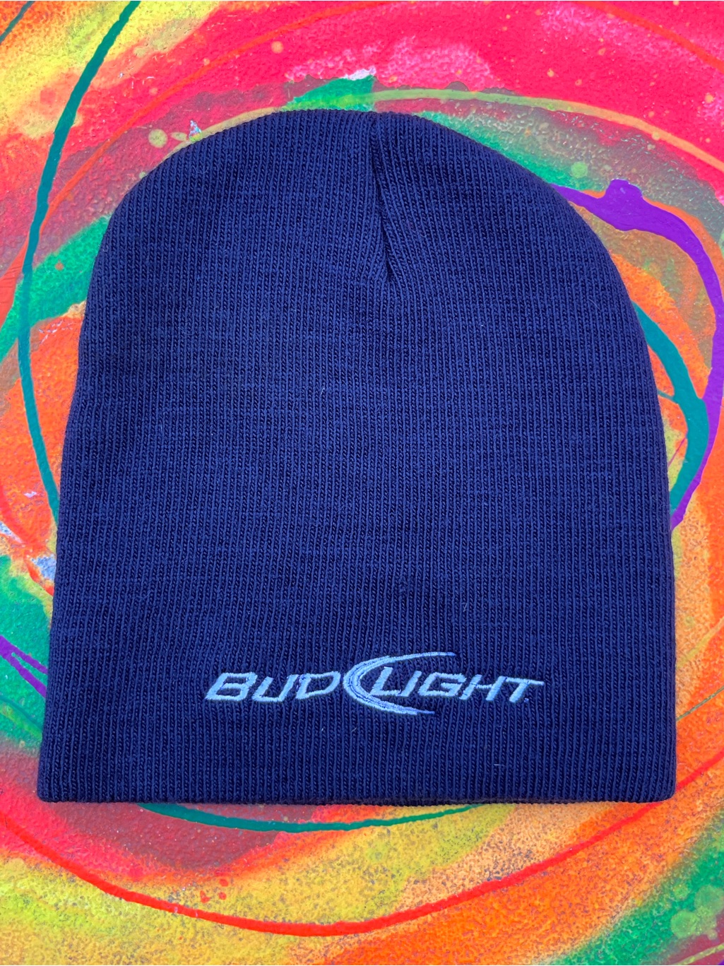 Bud Light Navy Blue Knit Beanie